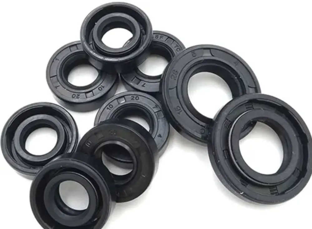 Assorted rotary shaft oil seals in different bore and shaft sizes